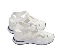 Sandali Chiusi Davanti Donna Comodi Eleganti Scarpe Ortopedici Morbido Gomma Bassi Sandali Zeppe Estive Chiuse Trekking Sandalo Da Passeggio Infermiere Anziani Offerta Casual Sandals Piscina Mare