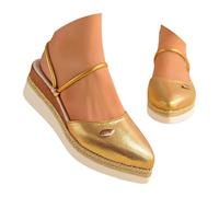 Sandali Chiusi Davanti Donna Sandalo Donna Estive Ortopediche con Zeppa Scarpe Eleganti Comode Espadrillas Comodi con Plateau Scarpe Antiscivolo E alla Moda Sandali Glitter Vacanza da Fuori