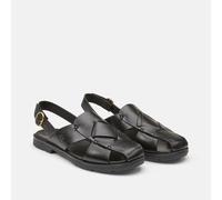 Sandali chiusi in pelle stile pescatore CALISTA BAY Nero 38