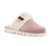 Sandali ciabatte Grunland LOXI CI3023-G7 camoscio rosa con lana zeppa 3 cm