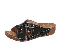 Sandali Comodi Donna Eleganti Comode Infradito Punta Aperta Leggere Estive Scarpe Supporto Arco Plantare Ortopediche Sandali Camminare Antiscivolo Casual Sportive Ciabatta Con Zeppa Ciabattina Piscina