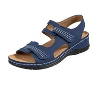 Sandali Comodi Donna Sandali con zeppa comodi e traspiranti, disponibili in diversi colori. Leggeri e perfetti per donne di mezza età anziane. casual estivi. (Blue, 38)