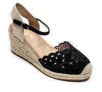 Sandali compensati con motivi floreali - sposi e spose con uno stile espadrillas semplice ed elegante Affichez look bohème chic con questi splendidi sandali compensati con motivo floreale aggiornato!