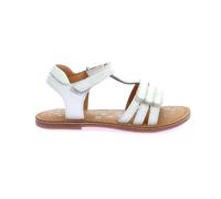 Sandali con patta a strappo in pelle Diamanto Bianco 24