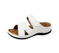 Sandali con Suola Spessa, Design Traforato e Dettagli per Un Comfort Perfetto sotto Il Sole. (AB-White, 38)