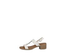 Sandali con T-strap donna bianco Federica Lorenzi art. 17334