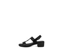 Sandali con T-strap donna nero Federica Lorenzi art. 17334
