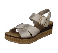 Sandali Con Tacco A Crossover In Leather Rieker Per Signore: 63795