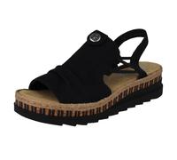 Sandali Con Tacco Wedge Chiuso Rieker Elasticizzati Per Donna V7972