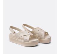 Sandali con zeppa Brooklyn 4U Cross Beige 38/39