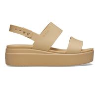 Crocs Brooklyn, zeppa bassa, anacardio/anacardio, da donna, taglia 5