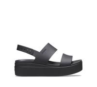 Crocs Brooklyn Low Wedge, Sandali Donna, Black/Black, 39/40 EU