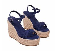 Sandali con zeppa da donna, espadrillas, comodi, sandali da spiaggia da | Scarpe Casual Eleganti con Fibbie Regolabile Traspirante Piattaforma Punta Aperta Scarpe Città