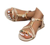 Sandali con Zeppa in Corda Donna Podoiatrici - Plateau Comodo da Spiaggia con Tacco Chic, Infradito Boho Design Antiscivolo UNI EN ISO 20347:2022, Punta Aperta Pelle Morbida per Vacanze Estive