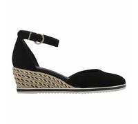 Tamaris Décolleté da donna con zeppa in pelle nero 39 EU