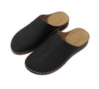 Sandali con zeppa per le donne 2026 estate antiscivolo punta chiusa pantofole traspiranti ortopediche supporto arco sandali slip on scarpe, Nero , 5.5 UK 3X-Narrow