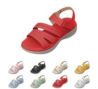 Sandali con zeppa traspiranti da donna, sandali perforati da donna, sandali aperti con suola spessa e confortevole, ciabatte versatili per attività leggere, passeggiate all'aperto, gite di un giorno e