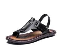 Sandali Correttivi Dita dei Piedi da Uomo, Sandali Correttivi per Alluce Valgo Ortopedici da Uomo Slip-on Taglie Forti con Supporto Plantare, Infradito Aperte Vacanze All'aperto, per papà(Black,46 EU