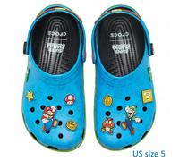 Sandali Crocs Super Mario Classic Clog Blue 6 Jibbitz Charms Limited taglia 23,0