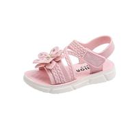 Sandali da bambina per bambini attivi, scarpe comode per l'uso quotidiano, resistenti, per le vacanze all'aperto, pantofole per bambini dai 3 ai 12 anni, estivi per le giovani ragazze, Colore: rosa