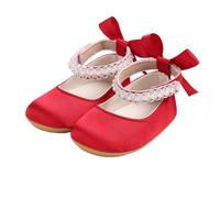 Sandali da bambina primi passi con suola morbida e perline, scarpette per neonate perfette per autunno e danza