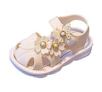 Sandali Da Bambina,Princess Cosplay Scarpe Per Ragazza bagno in pelle di perle estive boho Eleganti Con Adjustable Strappo Confortevoli Leggeri Antiscivolo Tacchi Alti Bambini Perfetti Cerimonie