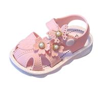 Sandali Da Bambina,Princess Cosplay Scarpe Per Ragazza bagno in pelle di perle estive boho Eleganti Con Adjustable Strappo Confortevoli Leggeri Antiscivolo Tacchi Alti Bambini Perfetti Cerimonie