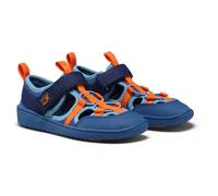 Affenzahn Sandalo Vegano Roughy con Chiusura Regolabile, Traspirante, Leggero, Flessibile, Taglia 22-32 Elefante - Blu