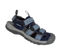 Sandali Da Ciclismo Exustar Senza Clip Blu/Grigio 41-42 4 Cinghie E-SS515