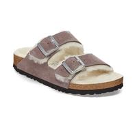 Sandali da donna Birkenstock Arizona Shearling Suede Leather/Fur Violet 35