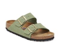 Sandali da donna Birkenstock Arizona Soft Footbed Suede Leather Vert 39