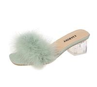 Sandali da donna chic ed elegante da sera, scarpe da donna con tacco a blocco, décolleté aperte nude e comode scarpe traspiranti sandalette in pelle con zeppa ortopedica sandalo da passeggio nudo
