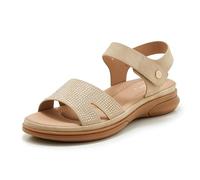 Sandali da Donna Comodi Eleganti con Supporto Plantare Estivi Sportivi Traspiranti da Passeggio da Spiaggia all'aperto Leggeri Scarpe da Acqua,Apricot,42 EU