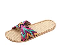 Sandali da donna comodi per la casa plantare slides donna infradito ortopedico leggero EVA tranpirabili per lo sport, escursionismo Offerte flash del giorno, Viola, 35 EU