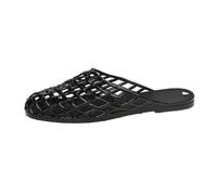 Sandali da Donna con Ballerine in Rete(Black,37EU)