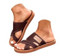 Sandali da donna con cinturini e inserti in rete, eleganti, comode pantofole per il tempo libero, adatte per interni ed esterni, perfette per la clinica, solette morbide, eleganti pantofole estive