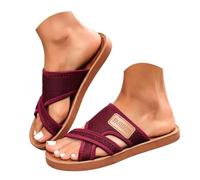 Sandali da donna con cinturini e inserti in rete, eleganti, comode pantofole per il tempo libero, adatte per interni ed esterni, perfette per la clinica, solette morbide, eleganti pantofole estive