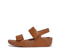 Sandali da donna con cinturino posteriore regolabile in pelle FitFlop Lulu Beige 40