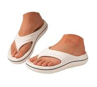 Sandali da donna con punta rotonda aperta, sandali da spiaggia alla moda e casual, ideali anche come pantofole estive, comodi e ariosi, per tutti i giorni, spiaggia e giardino, suola leggera