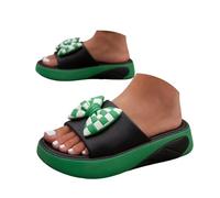 Sandali da donna con punta rotonda aperta, sandali da spiaggia alla moda e casual, ideali anche come pantofole estive, comodi e ariosi, per tutti i giorni, spiaggia e giardino, suola leggera