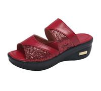 Sandali da donna con suola spessa, alla moda e casual, sandali con cinturino a pesce lucido, sandali estivi gladiatori, comodi sandali per spiaggia, vacanze, tempo libero 2026