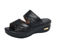 Sandali da donna con suola spessa, alla moda e casual, sandali con cinturino a pesce lucido, sandali estivi gladiatori, comodi sandali per spiaggia, vacanze, tempo libero 2026