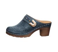Sandali da donna con tacco alto, pantofole da donna, punta bao, tacco grosso, scarpe da trekking per donna, Marina Militare, 38.5 EU