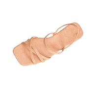 Sandali Da Donna Con Tacco Quadrato, Plateau E Cinturini Incrociati - Ciabatte Comode Donna Riposanti Estive Per Casa Particolari Lavabili Pantofole Polyester Scarpe Basse Camminare Estate Sandalo