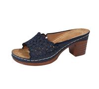 Sandali da donna con tacco spesso e plateau, sandali estivi con tacco alto, eleganti e comode, pantofole Peep Toe da donna, sandali traforati, scarpe da spiaggia in pelle PU, sandali per le vacanze