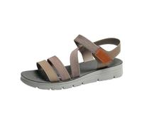 Sandali da donna di grandi dimensioni, sandali romani piatti | Punta aperta con flange incrociate, cinturino alla caviglia, suola spessa a screpolatura visibile, stile sportivo casual per spiaggia e