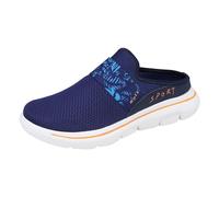 Sandali da donna, estivi, comodi, sportivi, da donna, senza lacci, sandalette, traspiranti, sandali, con punta chiusa, antiscivolo, scarpa traforata, arancione, 39 EU