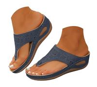Sandali da donna estivi retrò traforati da donna comodi e casual ideali per l'estate Sandalo da donna suola spessa Sandalo da donna alla moda con cinturini sottili effetto metallizzato per sera