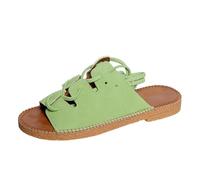 Sandali da donna Gladiator Strappy Scarpe Romane Ballerine Slides Punta Quadrata Lace Up Cinturino alla Caviglia Confortevole Piatto Spiaggia Punta Aperta Casual Elegante Sandali Estivi Calzature per