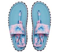 Sandali da donna Gumbies Slingback Neon Palm Misura delle scarpe (EU): 42 / Colore: blu/rosa